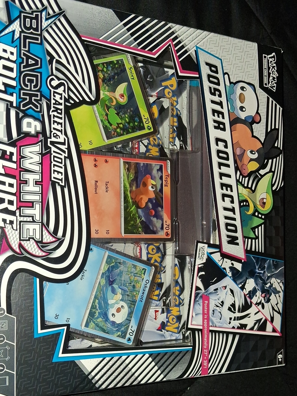 Pokemon Poster Collection - Black, White, Blue & Pink Accents